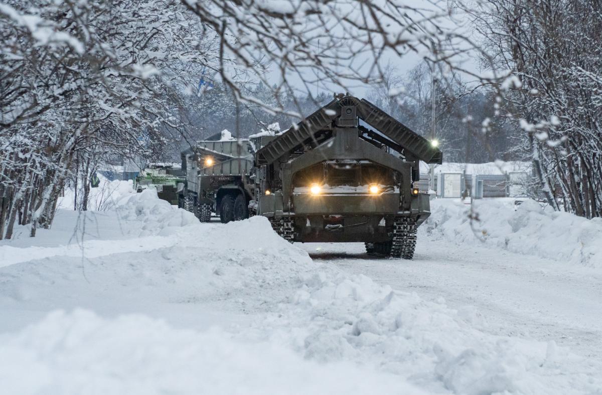 Морские инженеры Северного флота провели учения с использованием  использования современных робототехнических средств